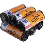 Crystal Black Garbage Bags Medium 6x30 Bags