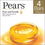 Pears Pure & Gentle Bathing Bar 4x125 g