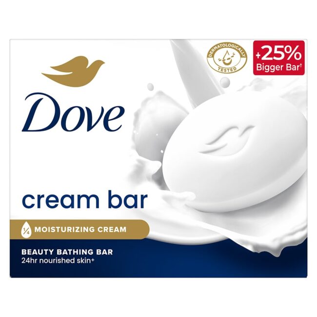 Dove Cream Beauty Bathing Bar 8x125 g