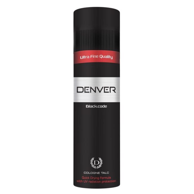 Denver Black Code Cologne Talc 100 g