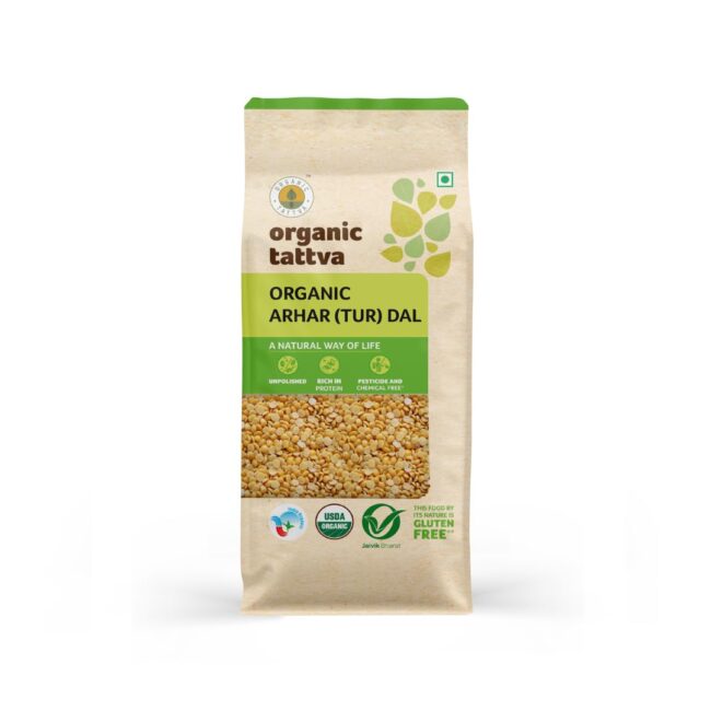 Organic Tattva Arhar Dal 500 g