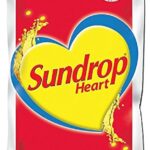 Sundrop Heart Refined Rice Bran & Sunflower Blended Edible Vegetable Oil 1 L