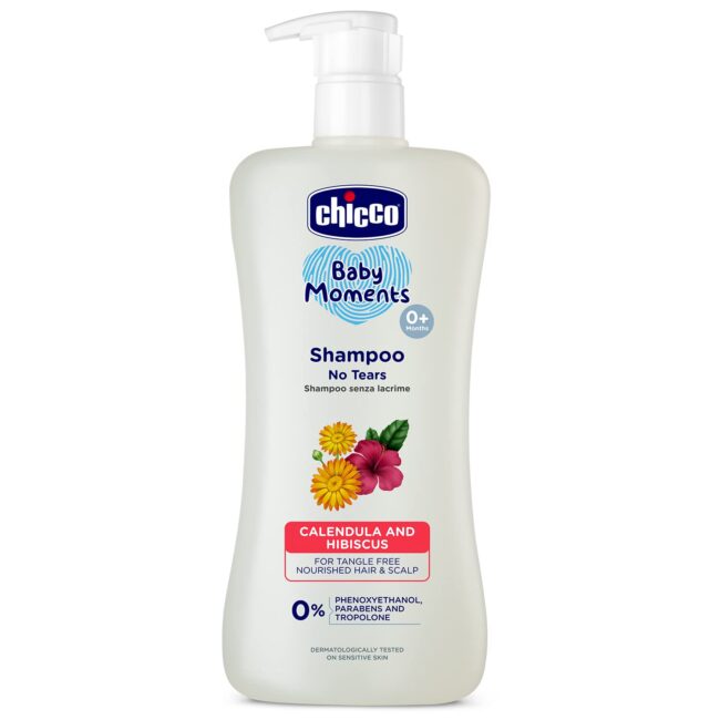 Chicco Baby Moments Calendula and Hibiscus Not Tears Shampoo 500 ml