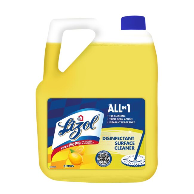 Lizol Citrus Disinfectant Surface Cleaner 5 L