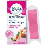 Veet Professional Ready-To-Use Wax Strips Normal Skin Pack of 20