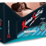 KamaSutra Ribbed Condoms Pack of 20