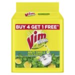 Vim Anti Smell with Pudina Dishwash Bar 5x200 g