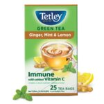 Tetley Ginger, Mint & Lemon Green Tea 25 Bags