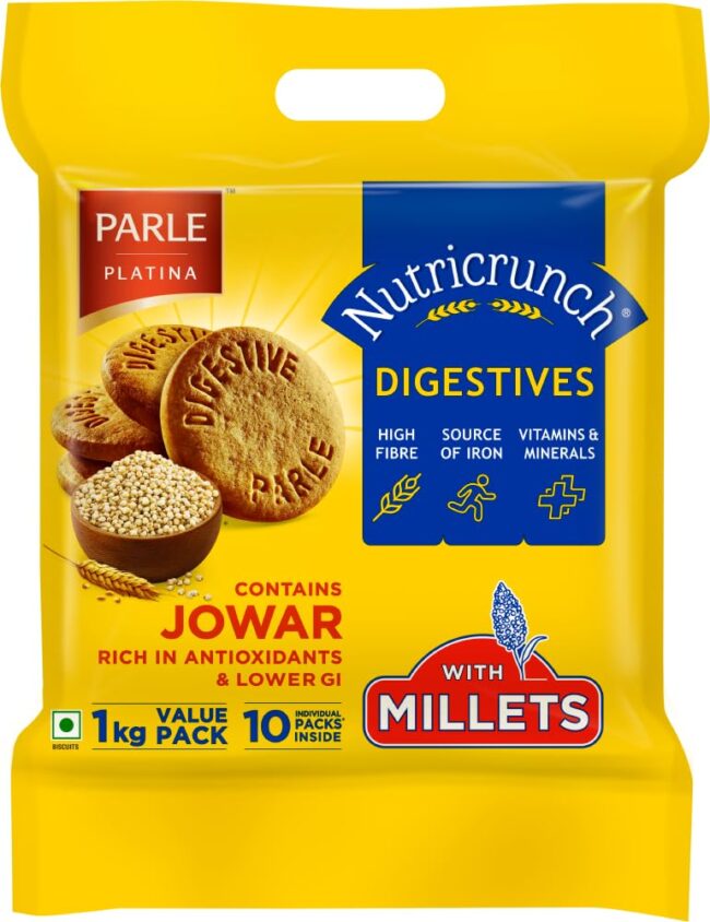 Parle Platina Nutricrunch Digestives Biscuits 1 kg