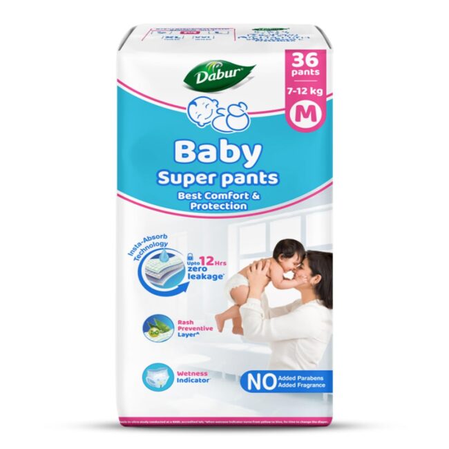 Dabur Baby Super Pant M Pack of 36