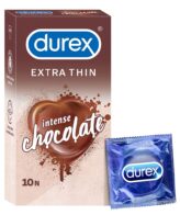 Durex Extra Thin Intense Chocolate Condoms Pack of 12