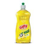 Giffy Concentrated Dish Wash Gel with Active Salt & Lemon 750 ml