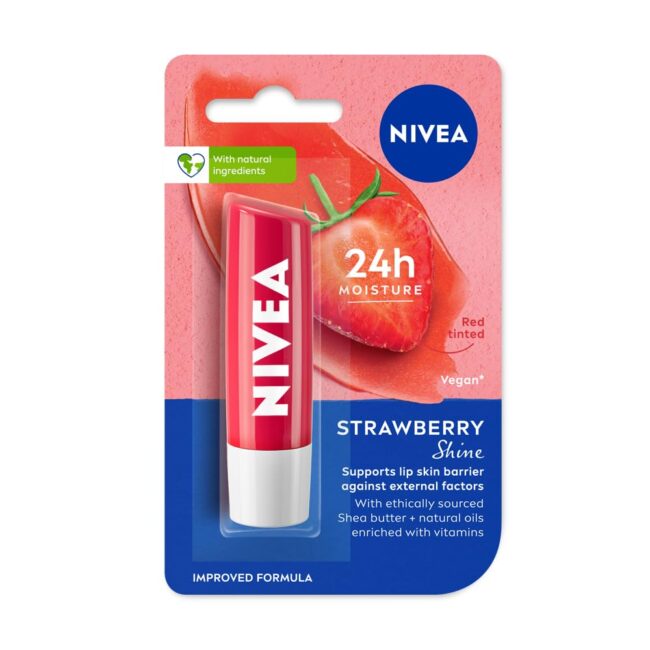 Nivea Strawberry Shine Lip Balm 4.8 g