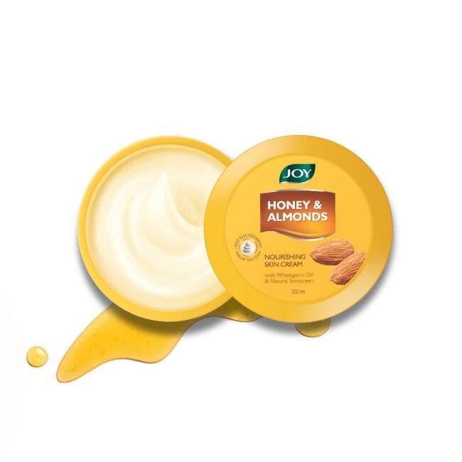 Joy Honey & Almonds Nourishing Skin Cream with Wheatgerm Oil & Natural Sunscreen 200 ml