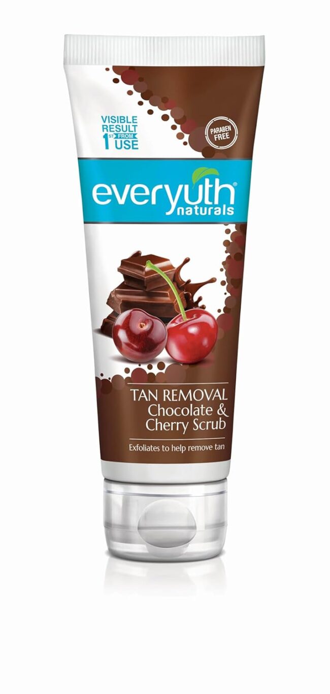 Everyuth Naturals Tan Removal Chocolate & Cherry Scrub 50 g