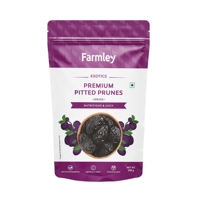 Farmley Exotics Premium Pitted Prunes 200 g