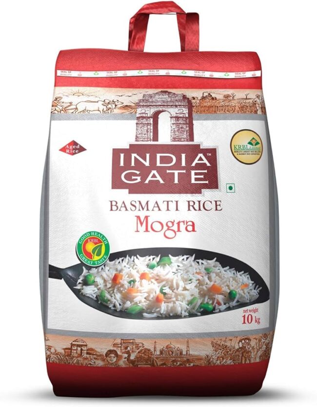 India Gate Mogra Basmati Rice 10 kg