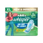 Whisper Ultra XL Heavy Flow Protection 15 Pads