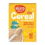 Slurrp Farm Mango, Ragi & Rice With Milk Cereal for Little Ones 200 g
