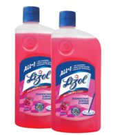 Lizol Floral Disinfectant Surface Cleaner 2x625 ml