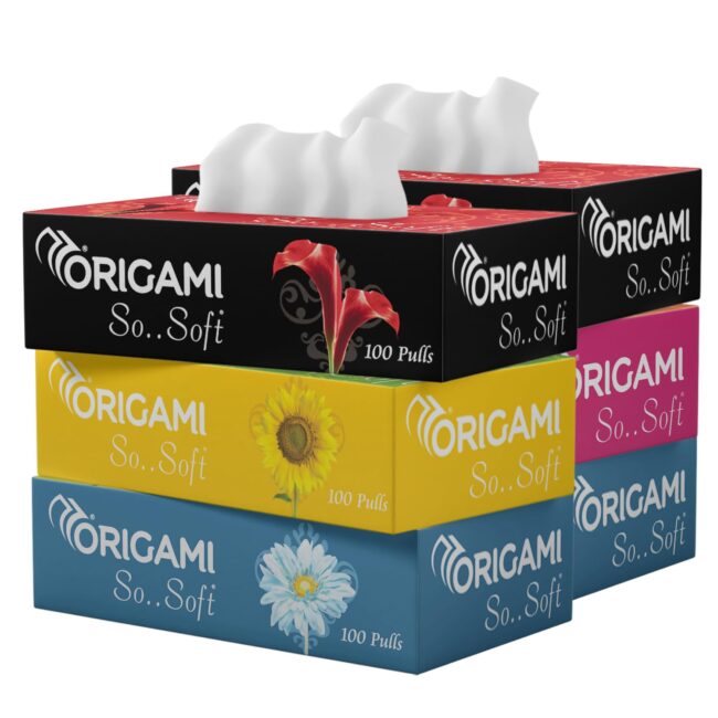 Origami So..Soft Facial Tissues 6x100 Pulls