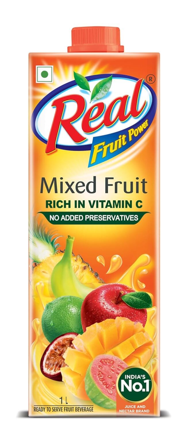 Real Fruit Power Mixed Fruit Ready To Serve Fruit Beverage 1 L