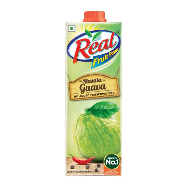 Real Fruit Power Masala Guava Ready To Serve Fruit Beverage 1 L