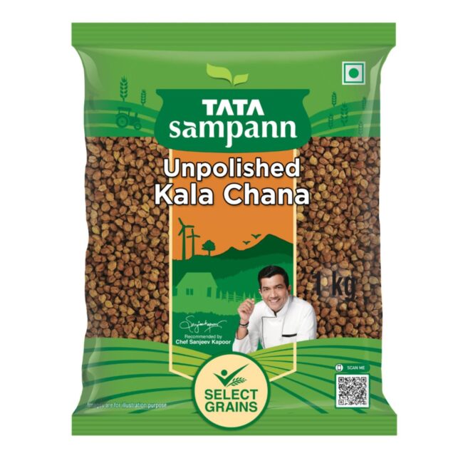 Tata Sampann Unpolished Kala Chana 1 kg
