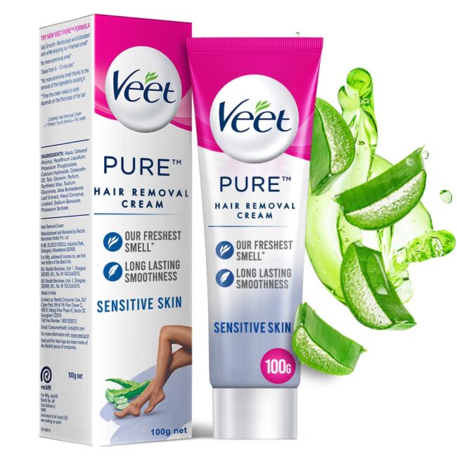 Veet Pure Aloe Vera Sensitive Skin Hair Removal Cream 100 g