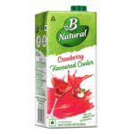 B Natural Cranberry Flavoured Cooler Ready To Serve Fruit Beverage 1 L