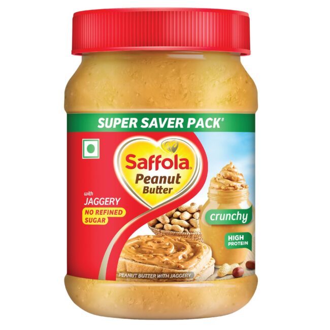 Saffola Crunchy Peanut Butter 850 g