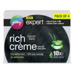 Godrej Expert Natural Black 1.00 Creme Hair Colour 80 ml