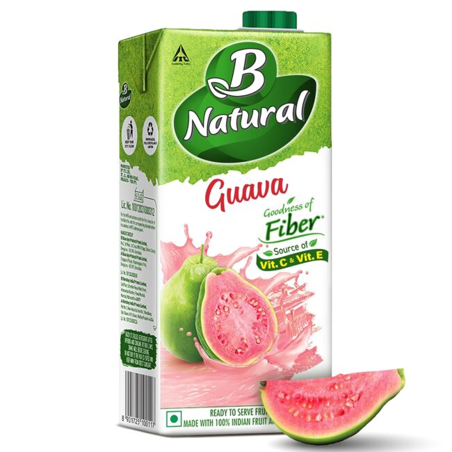 B Natural Guava Ready To Serve Fruit Beverage 1 L