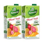 B Natural Mixed Fruit Ready To Serve Fruit Beverage 2x1 L