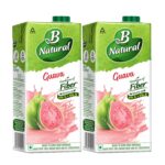 B Natural Guava Ready To Serve Fruit Beverage 2x1 L