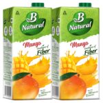 B Natural Mango Ready To Serve Fruit Beverage 2x1 L