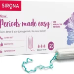 Sirona Non Applicator Tampons Pack of 20