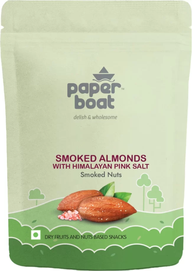 Paper Boat Smoked Almonds with Himalayan Pink Salt 200 g
