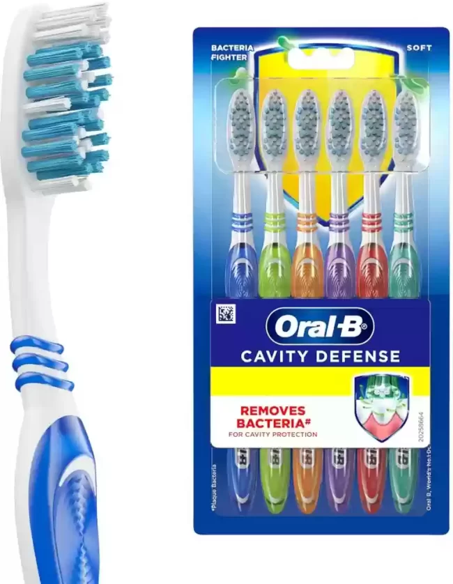 Oral-B Cavity Defense Soft Toothbrush Pack of 6