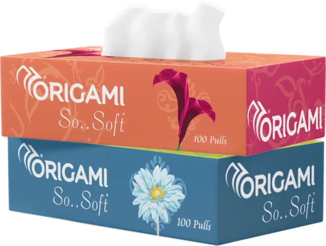 Origami So..Soft Facial Tissues 2x100 Pulls