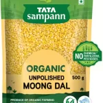 Tata Sampann Organic Unpolished Moong Dal 500 g