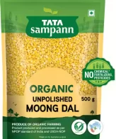 Tata Sampann Organic Unpolished Moong Dal 500 g