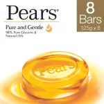 Pears Pure & Gentle Bathing Bar 8x125 g